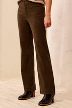 Load image into Gallery viewer, Patterned High Rise Wide Leg Twill Pant
