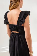 Load image into Gallery viewer, Cotton Maxi Dress - Black
