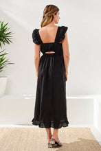 Load image into Gallery viewer, Cotton Maxi Dress - Black
