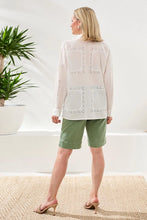 Load image into Gallery viewer, Embroidered Cotton Voile Blouse
