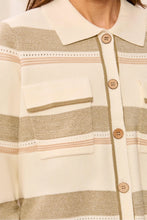 Load image into Gallery viewer, Knit Jacquard Cardigan - Moonstone
