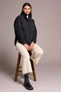 Lightweight Quilted Puffer - Black