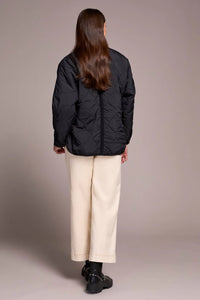Lightweight Quilted Puffer - Black