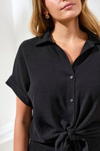 Load image into Gallery viewer, Relaxed Dolman Sleeve Button Up Blouse
