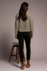 Crew Neck Sweater - Olive Leaf