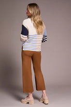 Load image into Gallery viewer, Striped Combo Boat Neck Sweater
