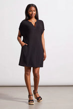 Load image into Gallery viewer, Notch Neck Shift Dress With Pockets
