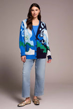 Load image into Gallery viewer, Novelty Abstract Jacquard Cardigan
