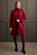 Load image into Gallery viewer, Long Sleeve Coatigan - Bordeaux
