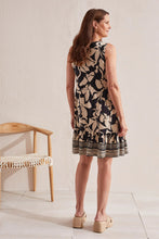 Load image into Gallery viewer, Printed V Neck Dress - French Oak
