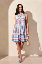 Load image into Gallery viewer, Printed Tank Dress With Tiered Skirt
