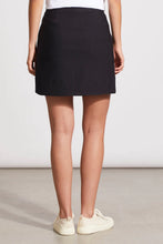 Load image into Gallery viewer, Faux Wrap Pull On Skort - Black
