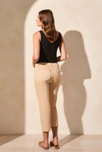 Load image into Gallery viewer, Pull On Kick Flare Capri - Safari
