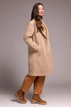 Load image into Gallery viewer, Soft Herringbone Button Front Coat
