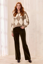 Load image into Gallery viewer, High Rise Stretch Corduroy Wide Leg Pant - Basil
