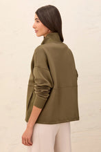 Load image into Gallery viewer, Techno Lux 1/4 Zip Pullover - Basil
