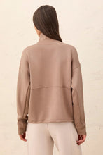 Load image into Gallery viewer, Techno Lux 1/4 Zip Pullover - Fossil
