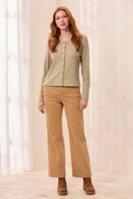 Load image into Gallery viewer, Crew Neck Cardigan - Aloe
