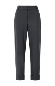 Trouser With Cuff - Oyster Black