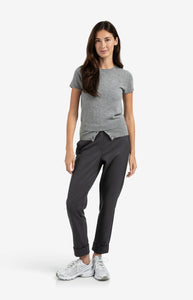 Trouser With Cuff - Oyster Black