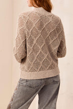 Load image into Gallery viewer, Mock Neck Cardigan - Birch
