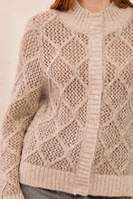 Load image into Gallery viewer, Mock Neck Cardigan - Birch
