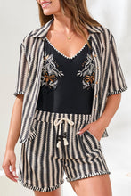 Load image into Gallery viewer, Short Sleeve Button Front Blouse
