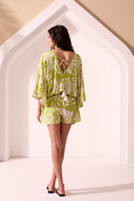 Load image into Gallery viewer, V Neck Cape Top Romper - Key Largo
