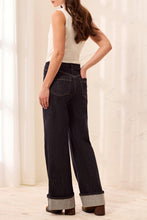 Load image into Gallery viewer, Brooke Comfort Stretch Palazzo Wide Leg Jean with Cuff - Rinse
