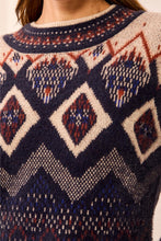 Load image into Gallery viewer, Mock Neck Printed Sweater
