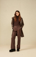 Load image into Gallery viewer, Wide Leg Trouser - Brown
