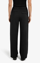 Load image into Gallery viewer, Wide Leg Trouser with satin side tape - Black
