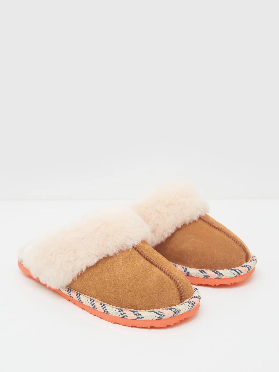 Suede & Shearling Slipper