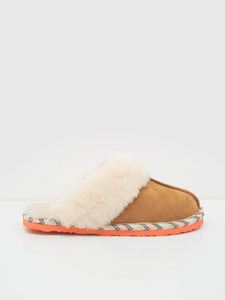 Suede & Shearling Slipper