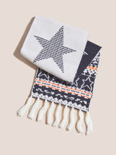 Load image into Gallery viewer, Star Fairisle Scarf
